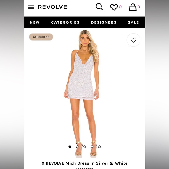 Retrofete Mich Mini Sequin Dress, size M altered to fit a size S - Picture 1 of 9